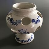 Blue decorative flower vase