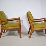 Set of 2 Senator Lounge Chairs Teak by Ole Wanscher for France & Son, 1960s