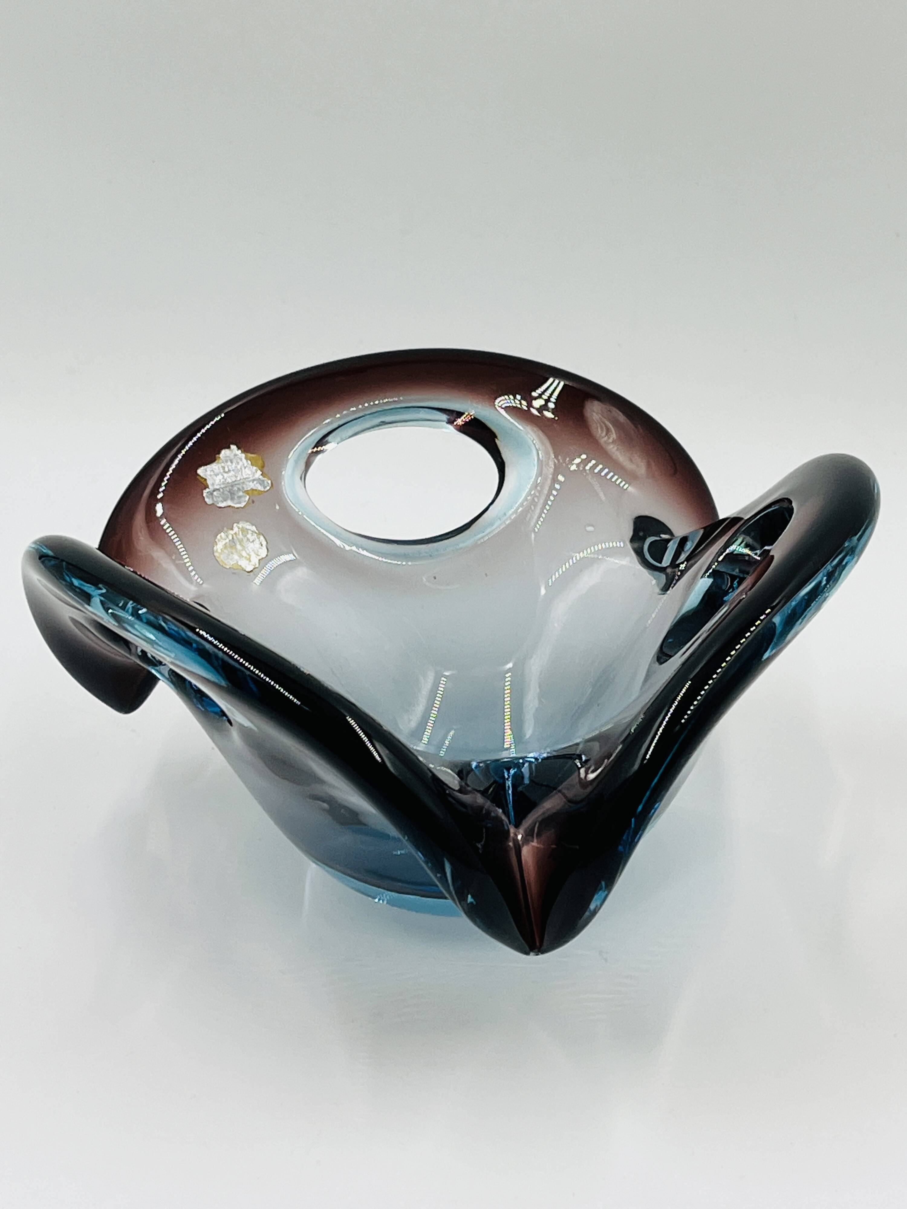 Murano Sommerso Ashtray Bowl – Flavio Poli for Seguso