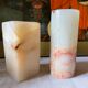 Alabaster roller vase