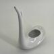 Ceramic pot cover in the shape of a swan