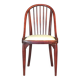 Chair/armchair Thonet No. A846, 1928/30, by Otto Prutscher, leather seat.