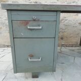 Strafor metal desk, 50-year-long chair