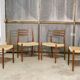 2x Niels O. Møller dining chair in teak Model 75, 1960s Denmark