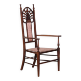 Fauteuil anglais attribué à J.S. Henry, fin du XIXe siècle