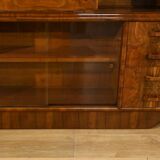 Meuble Vitré Rurka en Ronce de Noyer, Art Déco – 1940