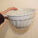 Passoire ou égouttoir à fraises en porcelaine blanche