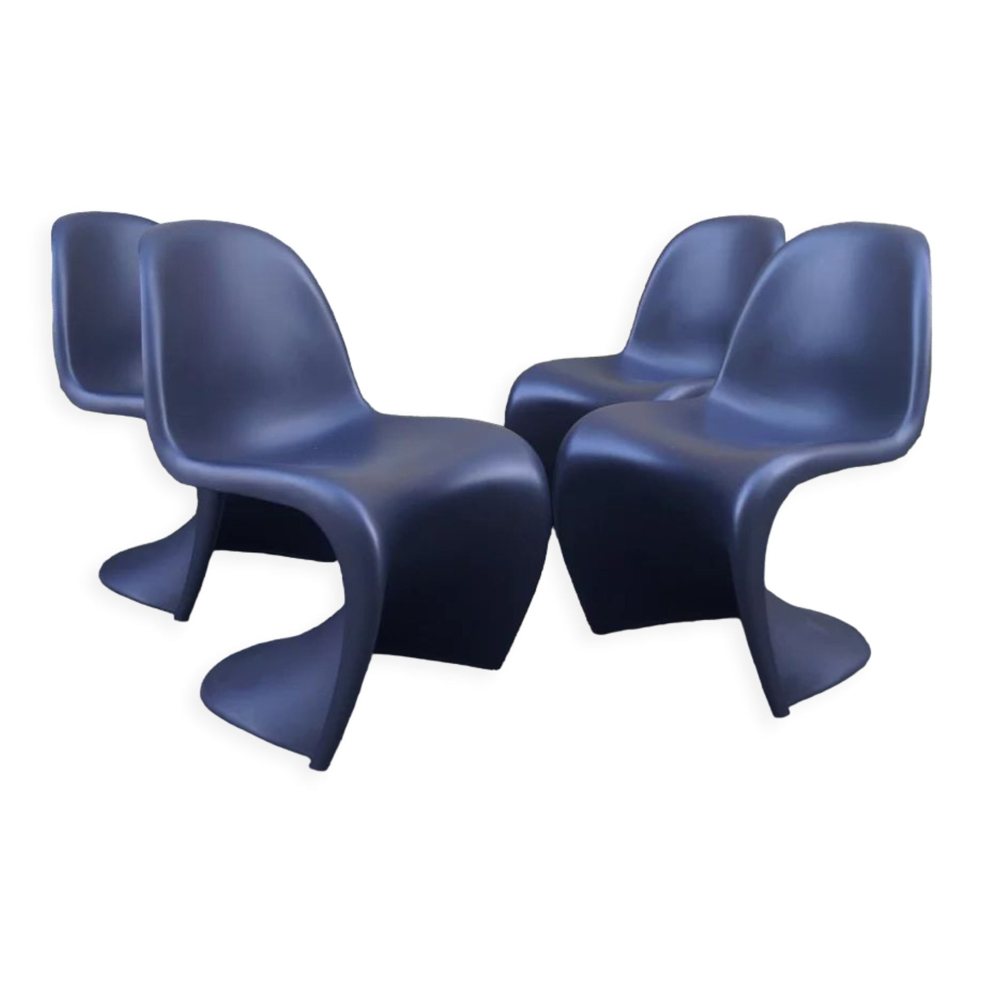 Verner Panton Vitra chairs set