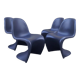 Verner Panton Vitra chairs set