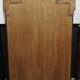 Carved wooden pediment mirror