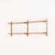Danish mid-century upcycled teak shelving unit.