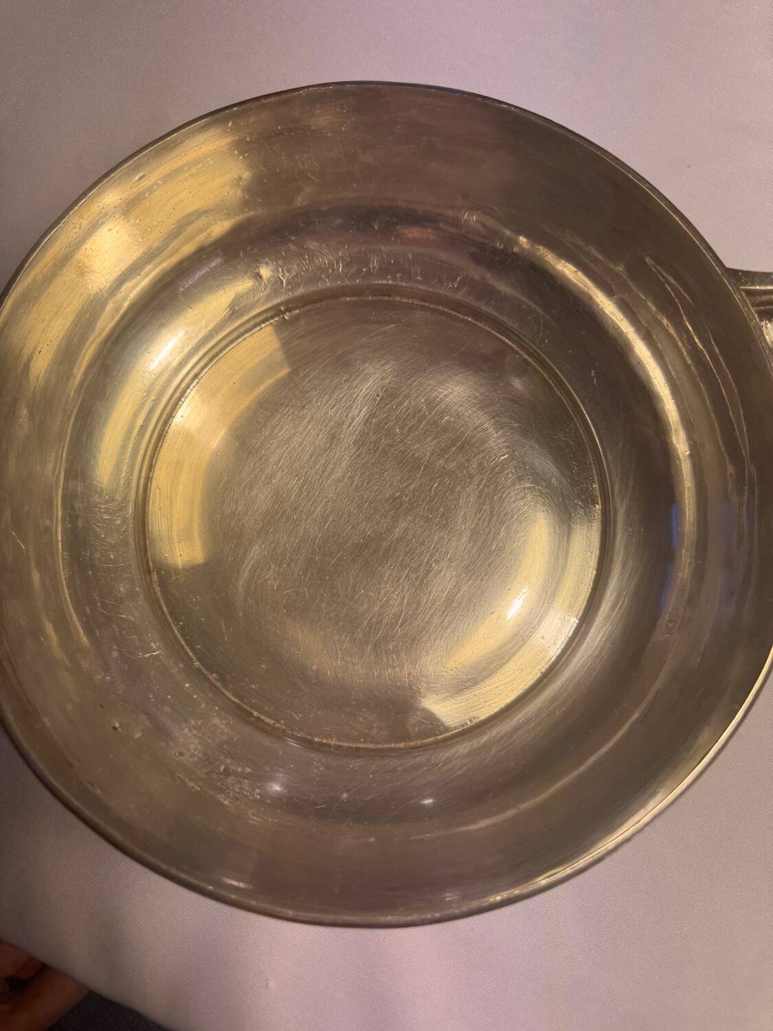 20th Century Silver-Plated Metal Compote/Cup