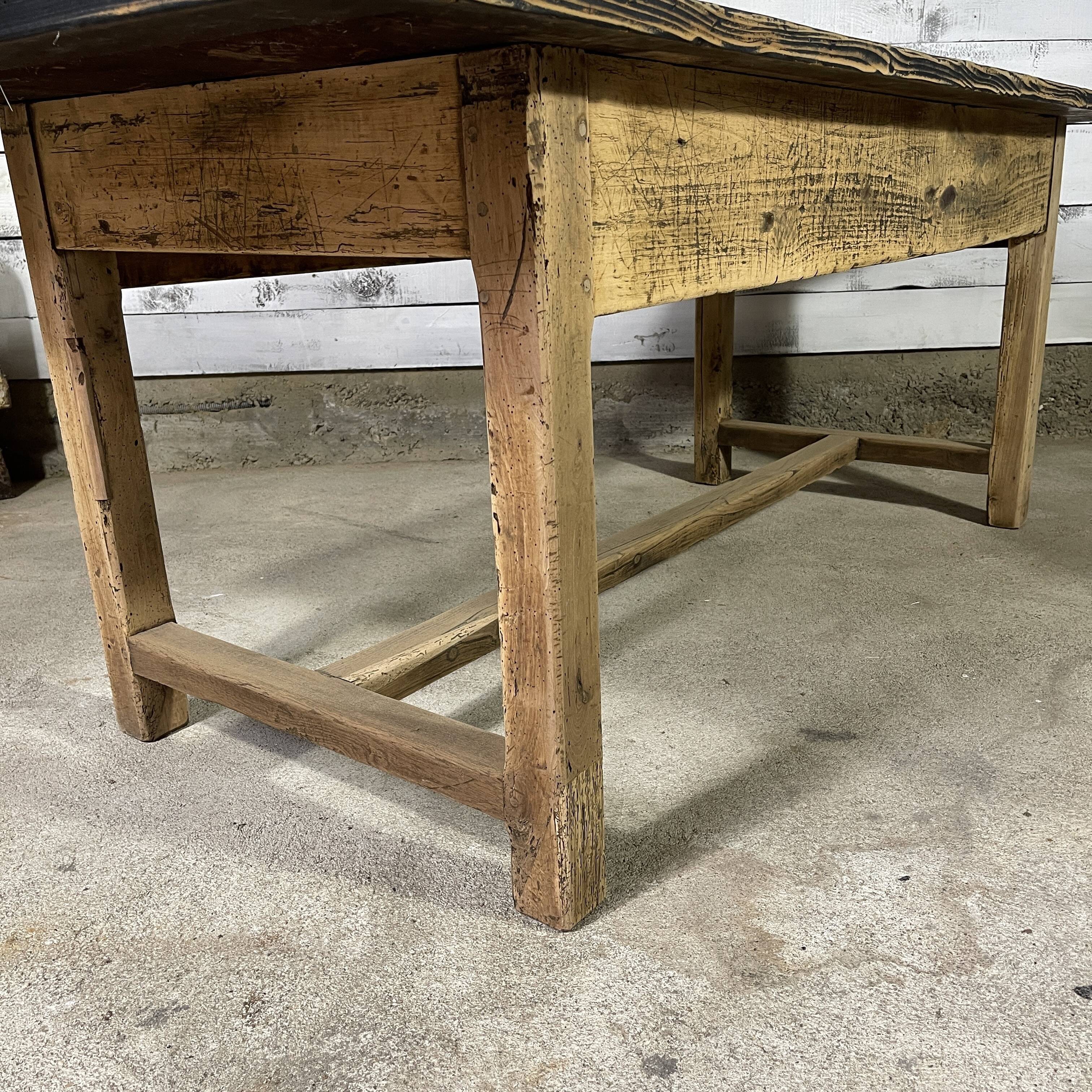 Old farmhouse table