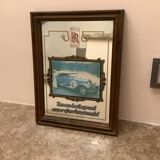 Mirror illustration of old Rolls Royce car