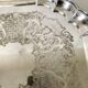 Silver metal tray