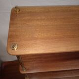 Small mahogany bookcase shelf
