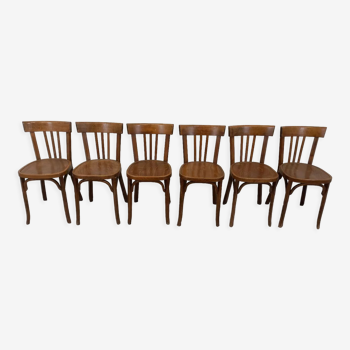 Baumann bistro chairs, set of 6