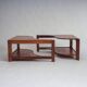 Wooden Yin Yang style coffee table