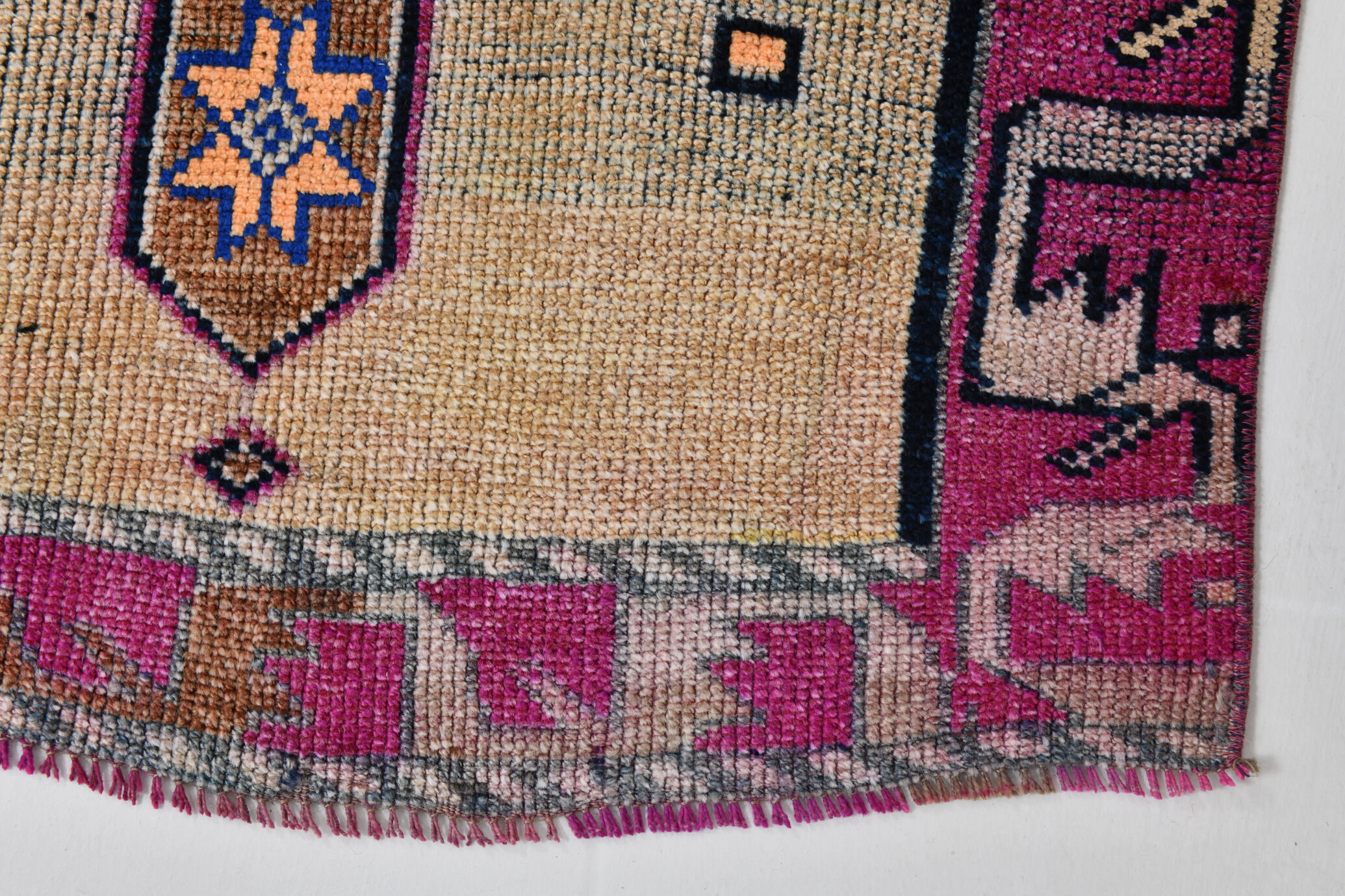 3x12 Vintage Herki Runner Rug