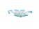 Postmodern Sommerso Murano glass fruit bowl from Mandruzzato, Italy, 1950
