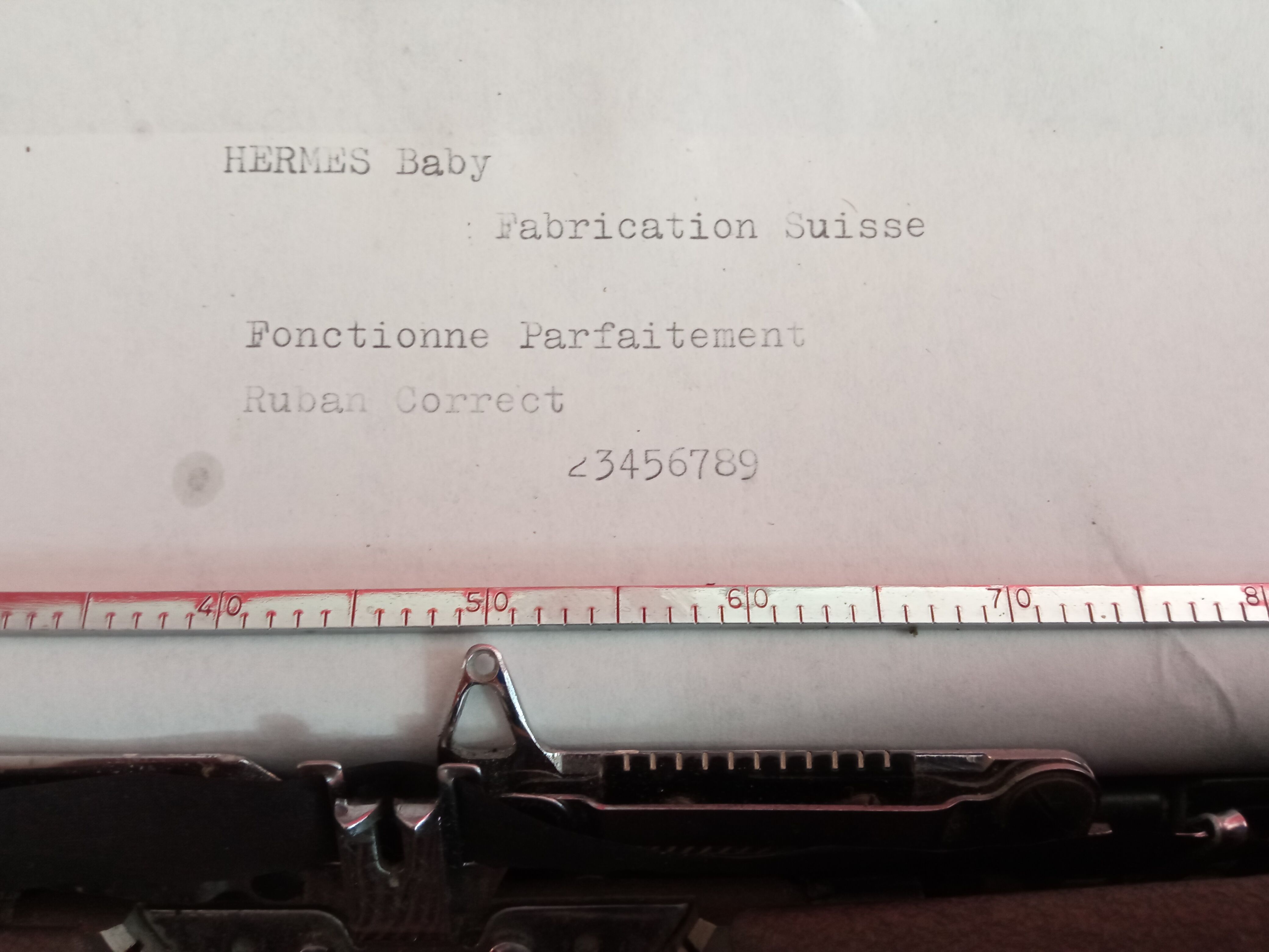 Hermes baby typewriter 40/50s