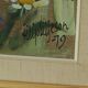 Huile sur toile vintage originale – « Fleurs des prés »
