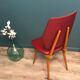 Set de 4 chaises vintage scandinave 1960