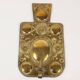 Pair of large baroque-style brass wall sconces, Swedish mid-century