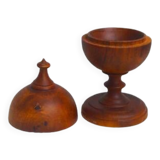 Turned wooden box