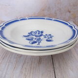 Set de 3 assiettes creuses vintage