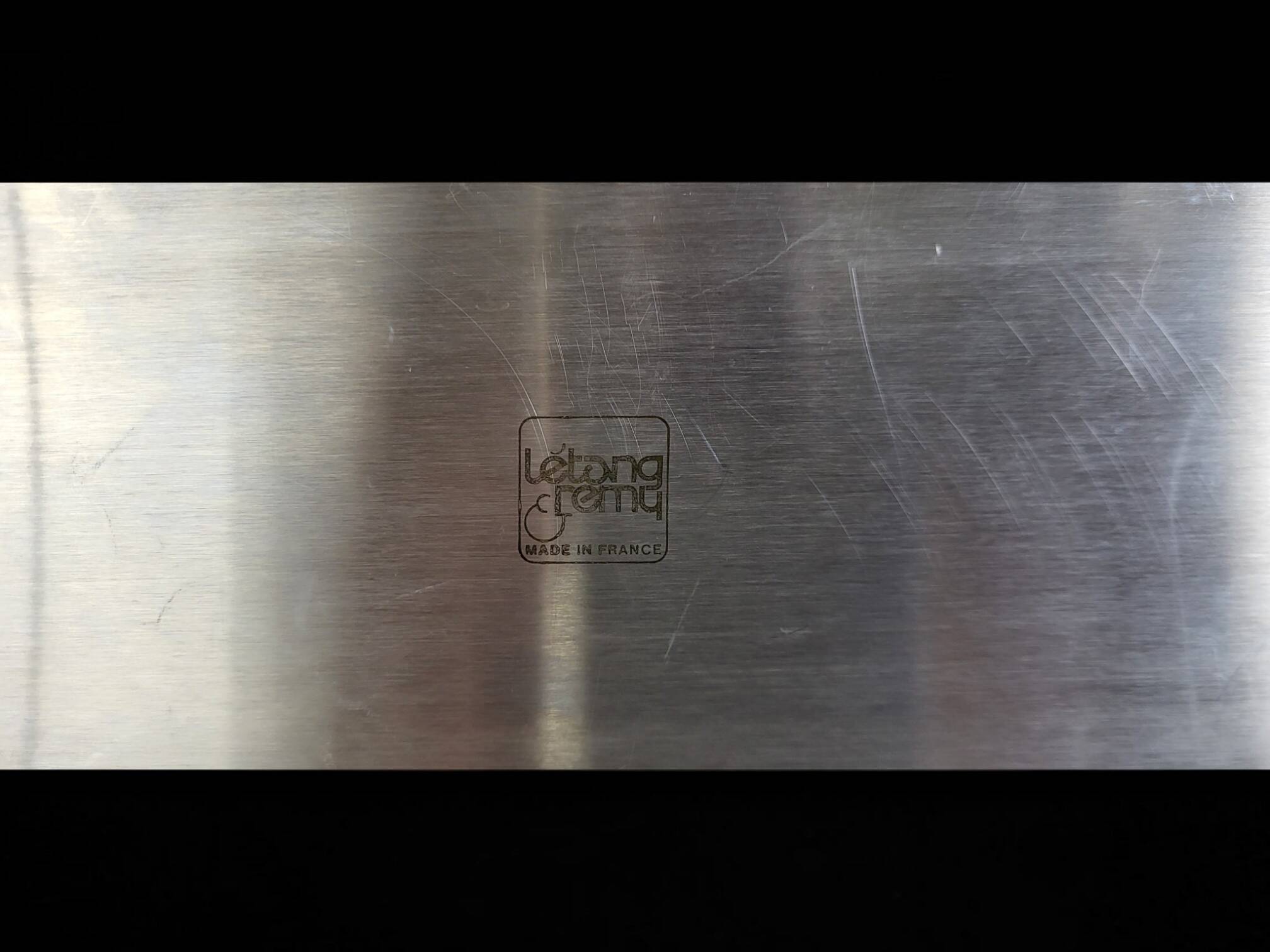 Stainless Steel Plateau Remy Letang