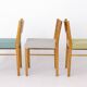 Set of 6 Vintage Beech Dining Chairs, Germany 1970s, Restored Wooden Dining