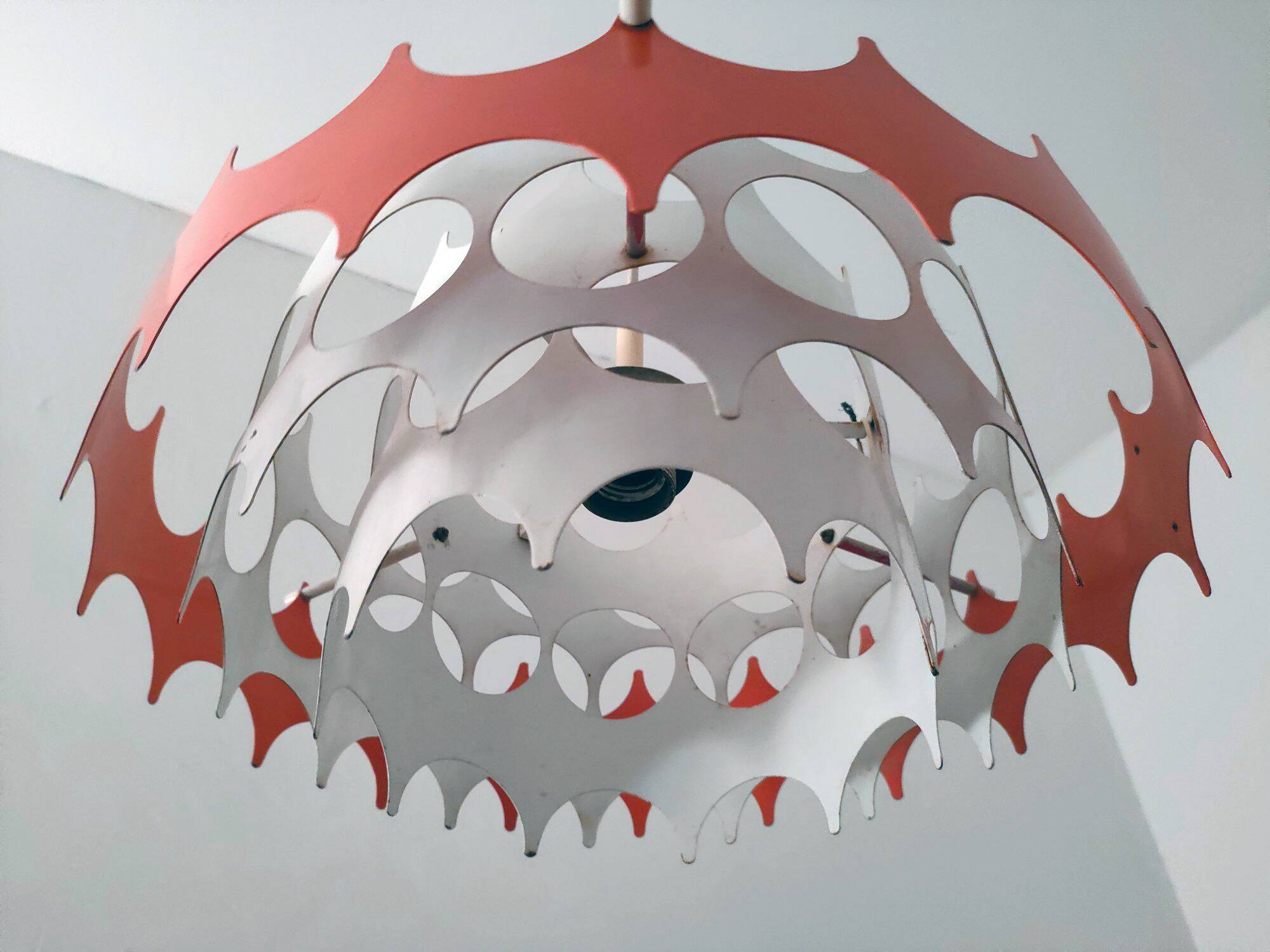 Vintage Pendant Lamp • Doria Leuchten • Space Age • 1960