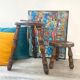 Pair of tripod stools