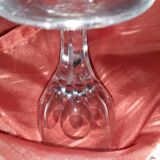 Paire de verres aperitif ou digestif  en crital art déco