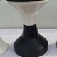 3 vintage tam tam " Stamp " stools
