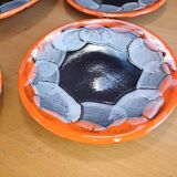 Orange Vallauris cheese set