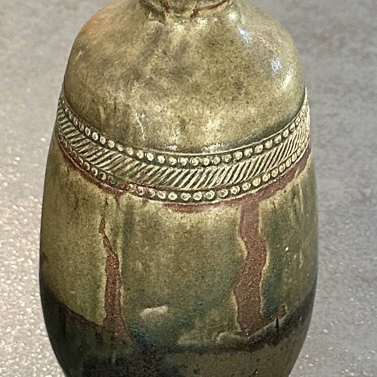 Rustik Campos Filhos stoneware vase – Portugal, ca. 1950–1970