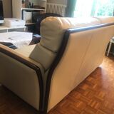 100% leather sofa Burov French-made