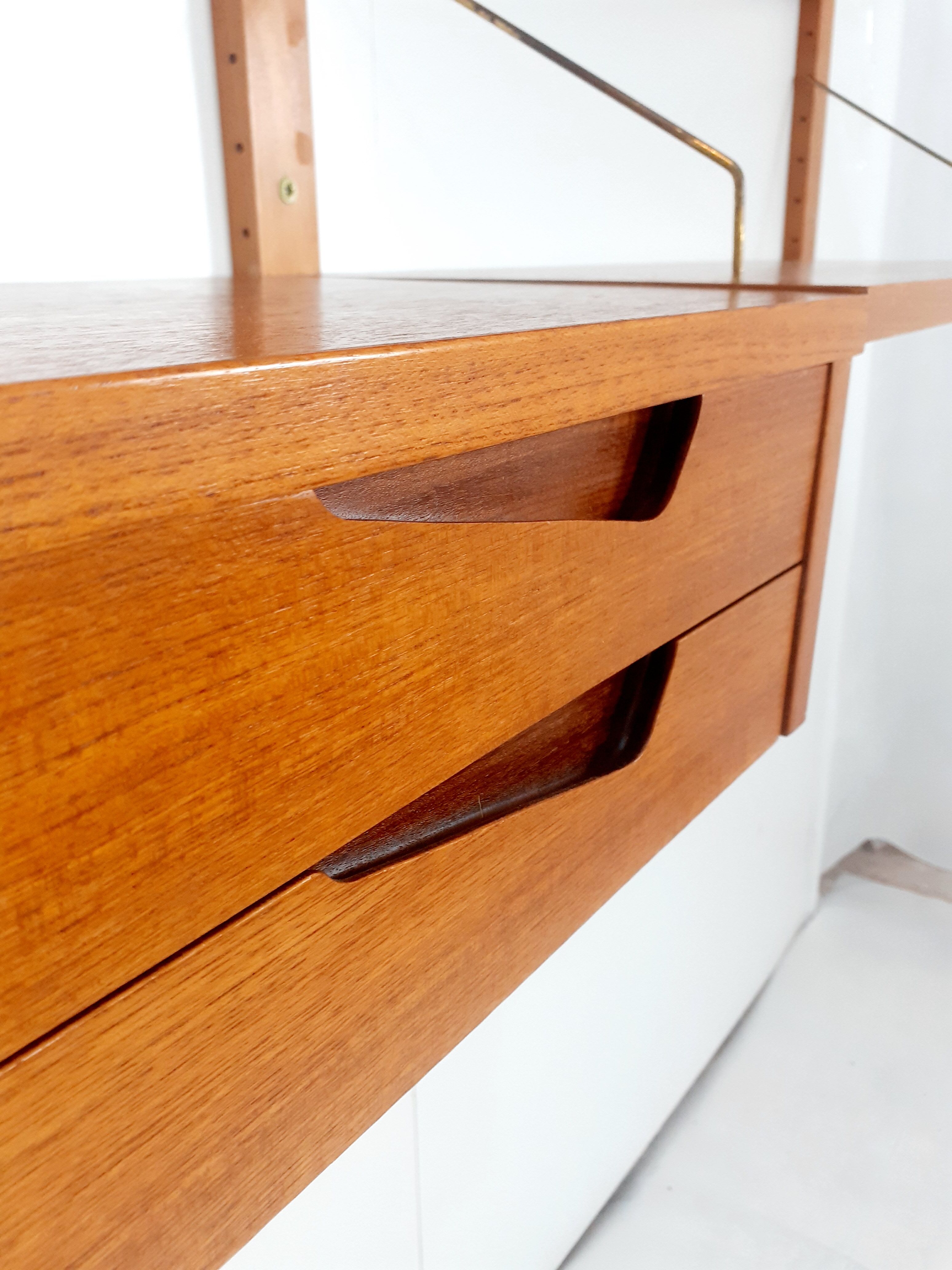 RIVAL wall shelves, Vintage Scandinavian 1960s