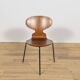 Ant Chair Model 3101 in Teak by Arne Jacobsen for Fritz Hansen, Denmark.