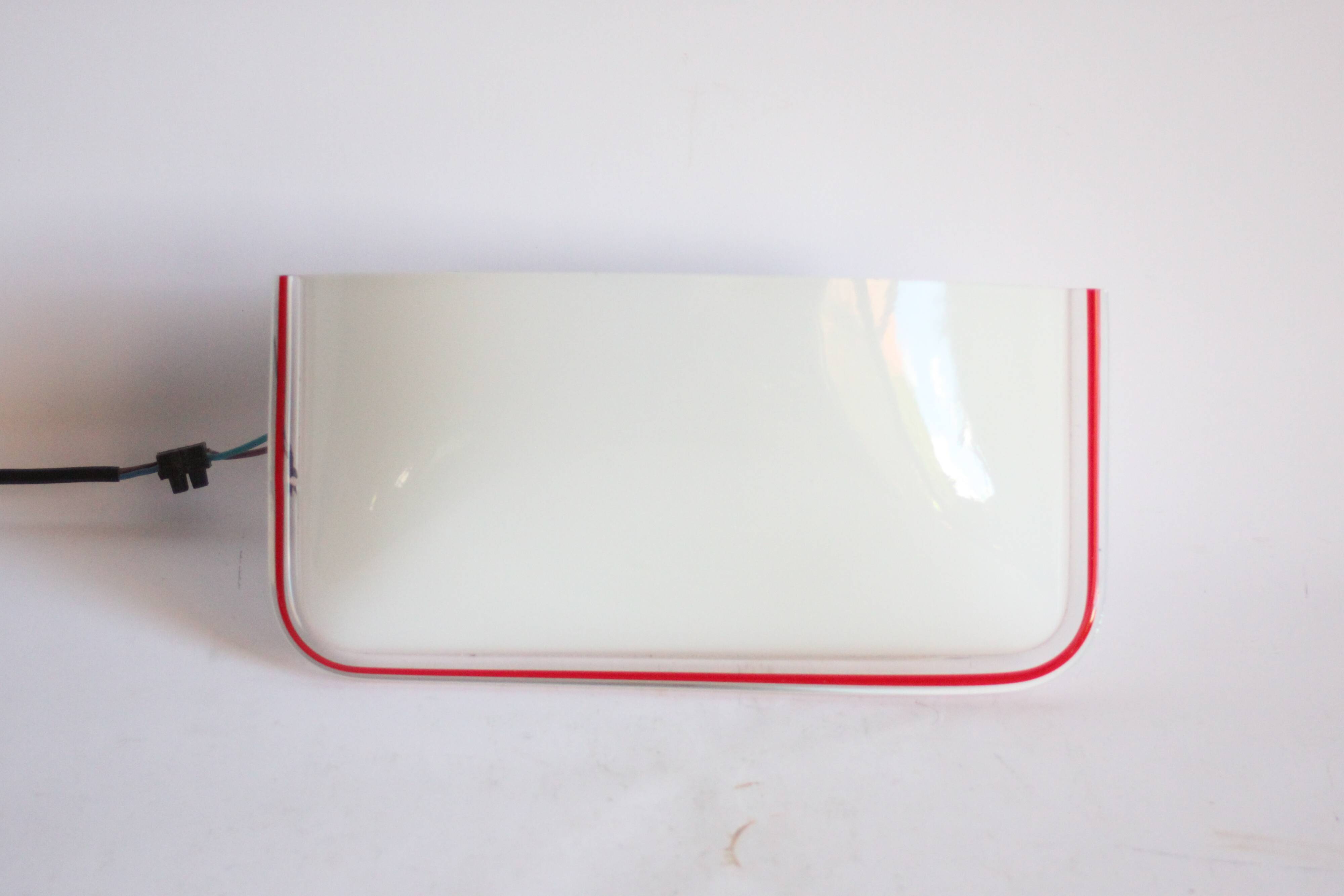 Murano Glass Wall Lamp Renato Toso, Leucos, Italy