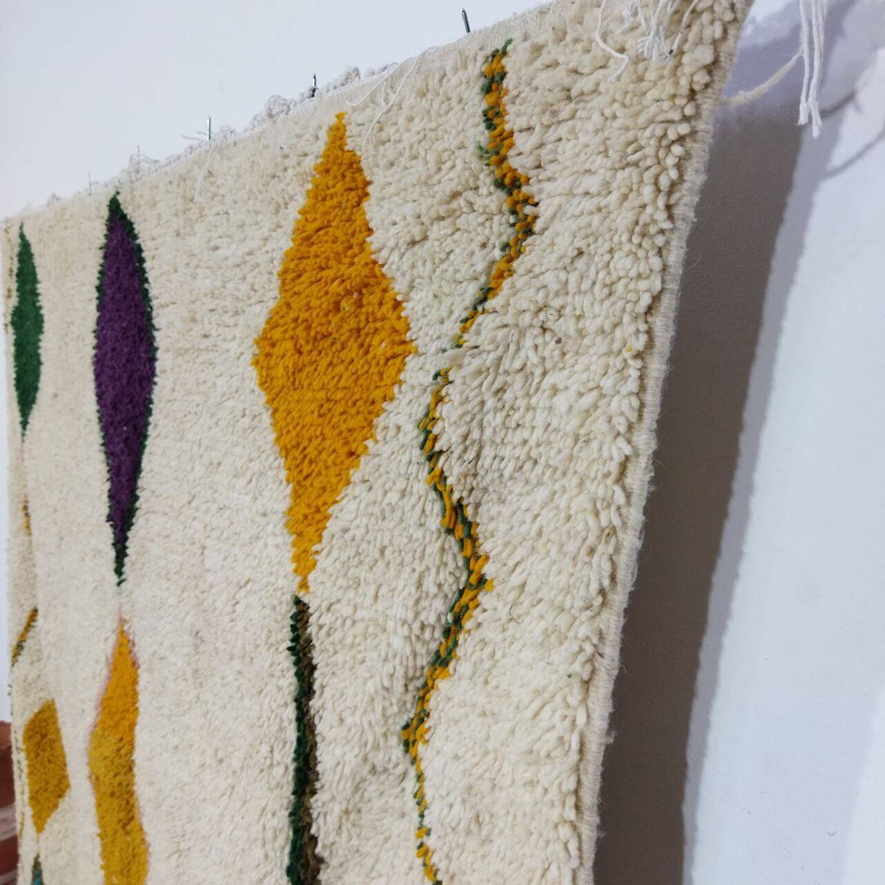 Handmade wool Berber rug 300 X 190 CM