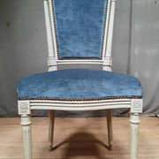 Chaise  tapissée style Louis XVI