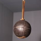 Large Vintage Leather Medicine Ball