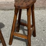 2 vintage bar stools