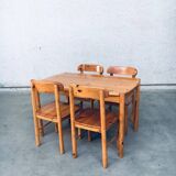 Danish Pine Chairs, 1975, Set of 4