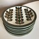 Set of 11 plates Rambouillet Boch 1960