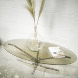 Orange coffee table smoked glass