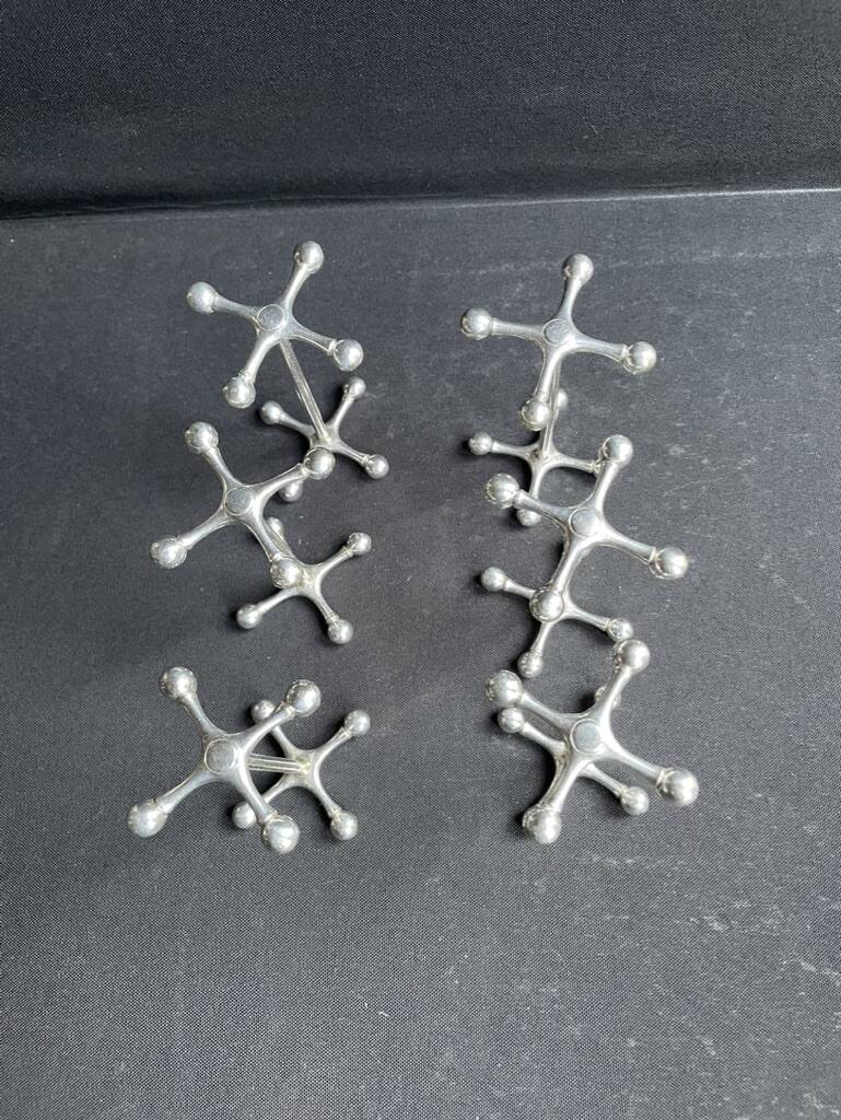 6 Christofle knife holders Atonium model
